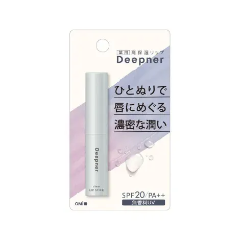 Omi Brotherhood Deepner Clear Lip Stick SPF20/PA++ 2.3g — OMI BROTHERHOOD lip colour