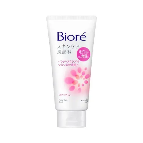 Biore Facial Wash Scrub 130g — BIORE face wash