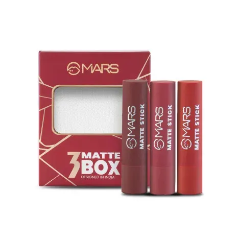 Mars 3 Matte Box - 01 Reds & Maroons — MARS beauty product
