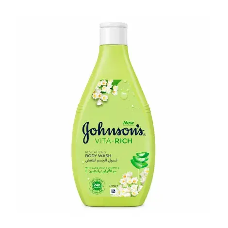 Johnson's Vita Rich With Aloe Vera & Vitamin E Revitalizing Body Wash 400ml — JOHNSON'S body care product
