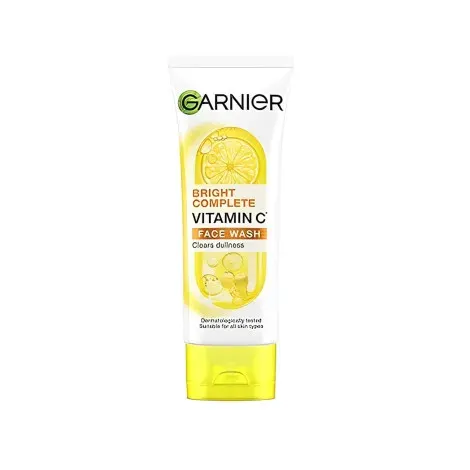 Garnier Bright Complete Vitamin C Face Wash 100g — GARNIER face serum