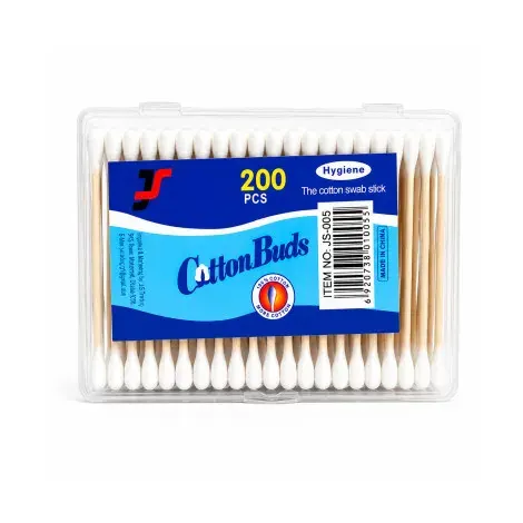 Js Hygiene The Cotton Swab Slick Cotton Buds 200pcs — OTHERS beauty accessory