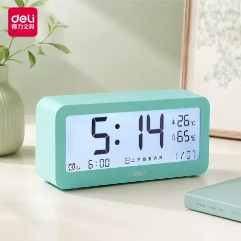 Deli Multifunctional Electronic Clock — Deli