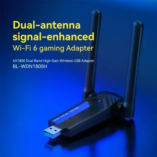 AX1800 WiFi 6 USB Adapter for Desktop PC WDN1800H Wireless Network — LB-LINK