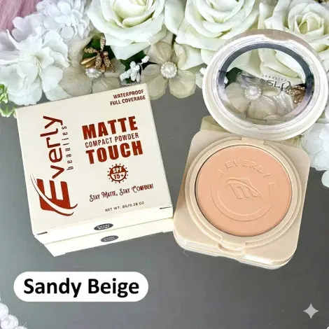 Everly Beauties Matte Touch Compact Powder - Sandy Beige — EVERLY makeup product