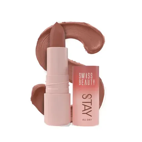 Swiss Beauty Stay All Day Lipstck - 02 Spicy — SWISS BEAUTY beauty product