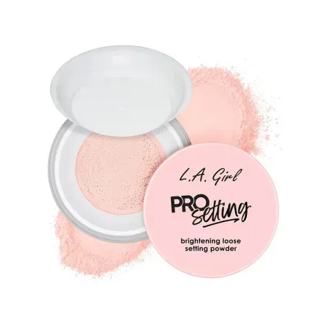L.A. Girl Pro Setting Brightening Loose Setting Powder -Soft Pink — L.A. Girl makeup product