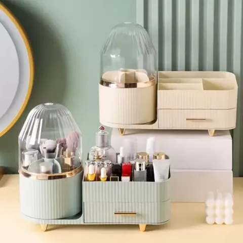 Makeup Organizer Rotating Storage Box