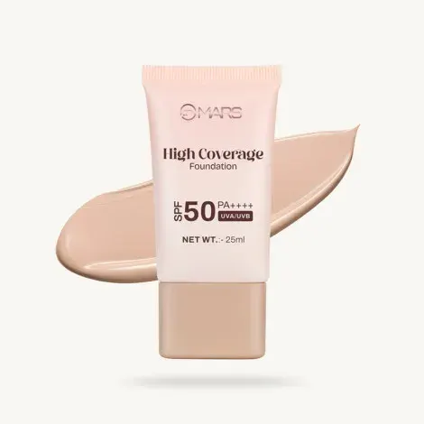 Mars High Coverage Foundation SPF50 PA++++ 25ml - 04 Neutral Charm — MARS sunscreen