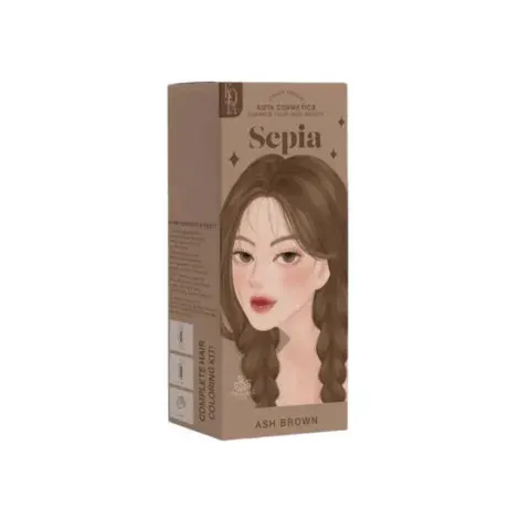 Kota Hair Color Cream Sepia - Ash Brown — KOTA hair care product