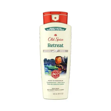 Old Spice Retreat Sandalwood + Aloe Vera Body Wash 532ml — OLD SPICE body care product
