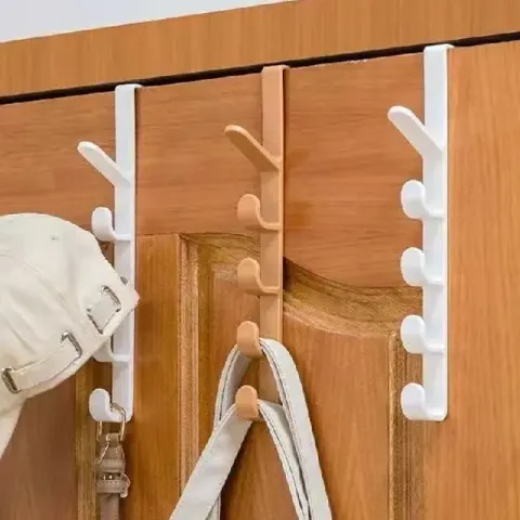 1Pich Door Storage Rack Bedroom Clothes HangingHook