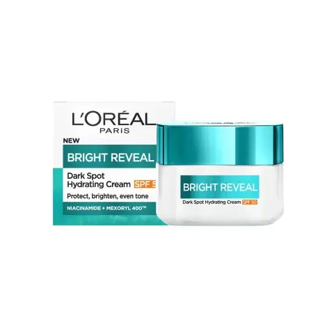 L'Oreal Bright Reveal Dark Spot Hydrating Cream SPF50 50ml — LOREAL sunscreen