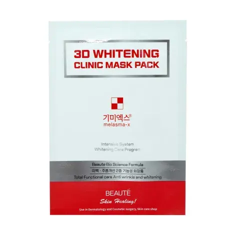 Beaute Melasma-X 3D Whitening Clinic Mask 30ml — BEAUTE face mask