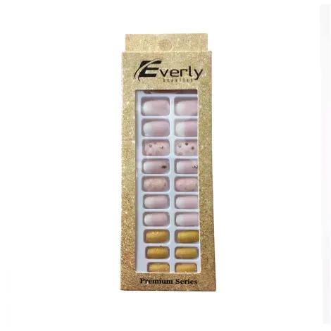 Everly Natural Fake Nails 24pcs - H202 — EVERLY beauty product