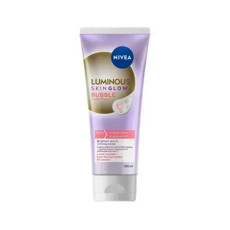 Nivea Luminous Skin Glow Bubble Wash Foam 100ml — NIVEA face wash