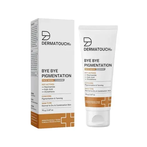 Dermatouch Bye Bye Pigmentation Face Wash 70g — DERMATOUCH face wash