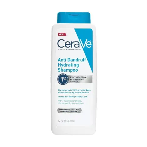 CeraVe 1% Anti-Dandruff Hydrating Shampoo 355ml — CERAVE hair care product