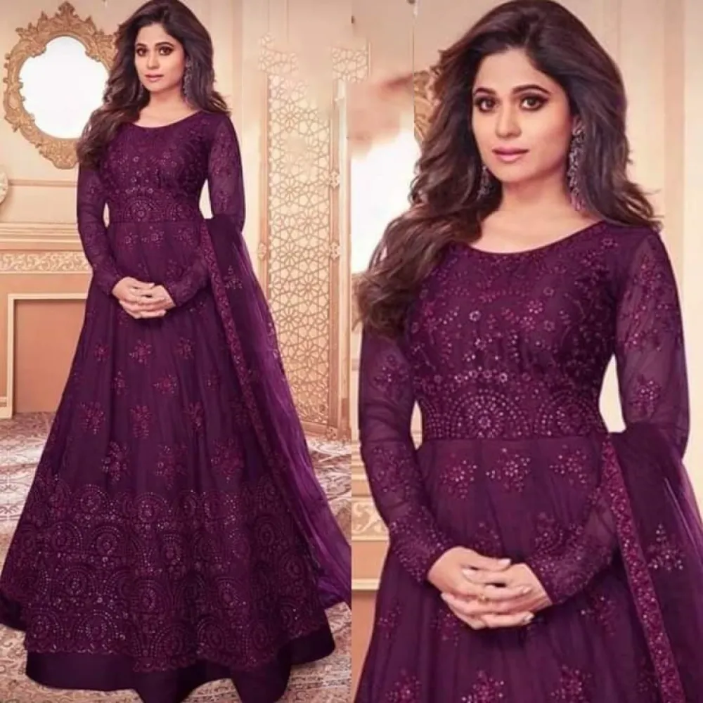 Purple Luxury Women's Gown – Perfect for Every Occasion - Shopemart