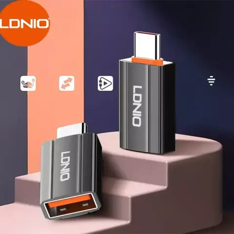 LDNIO Type C OTG Adapter LC140 Type-C Male to USB Female Adapter — LDNIO