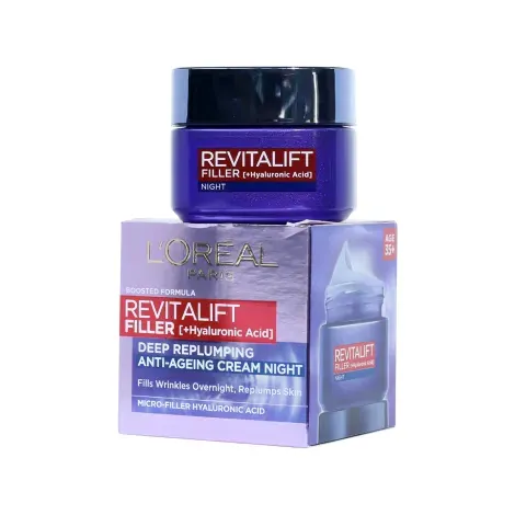 L'Oreal Revitalift Filler Replumping Carea Anti Agening Night Cream 50ml — LOREAL night moisturiser