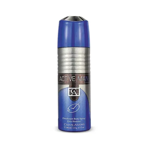Chris Adams Active Men Deodorant Body Spray 200ml — CHRIS ADAMS fragrance