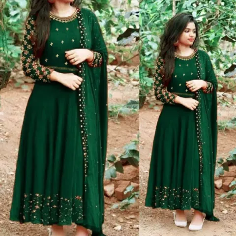 Green Luxury Women's Gown – Perfect for Every Occasion - Shopemart