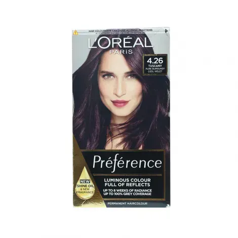 Loreal Hair Color Preference - 4.26 Cool Violet — LOREAL hair care product