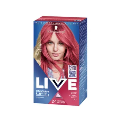 Schwarzkopf Colour + Lift Permanent - L77 Deep Coral — SCHWARZKOPF beauty product