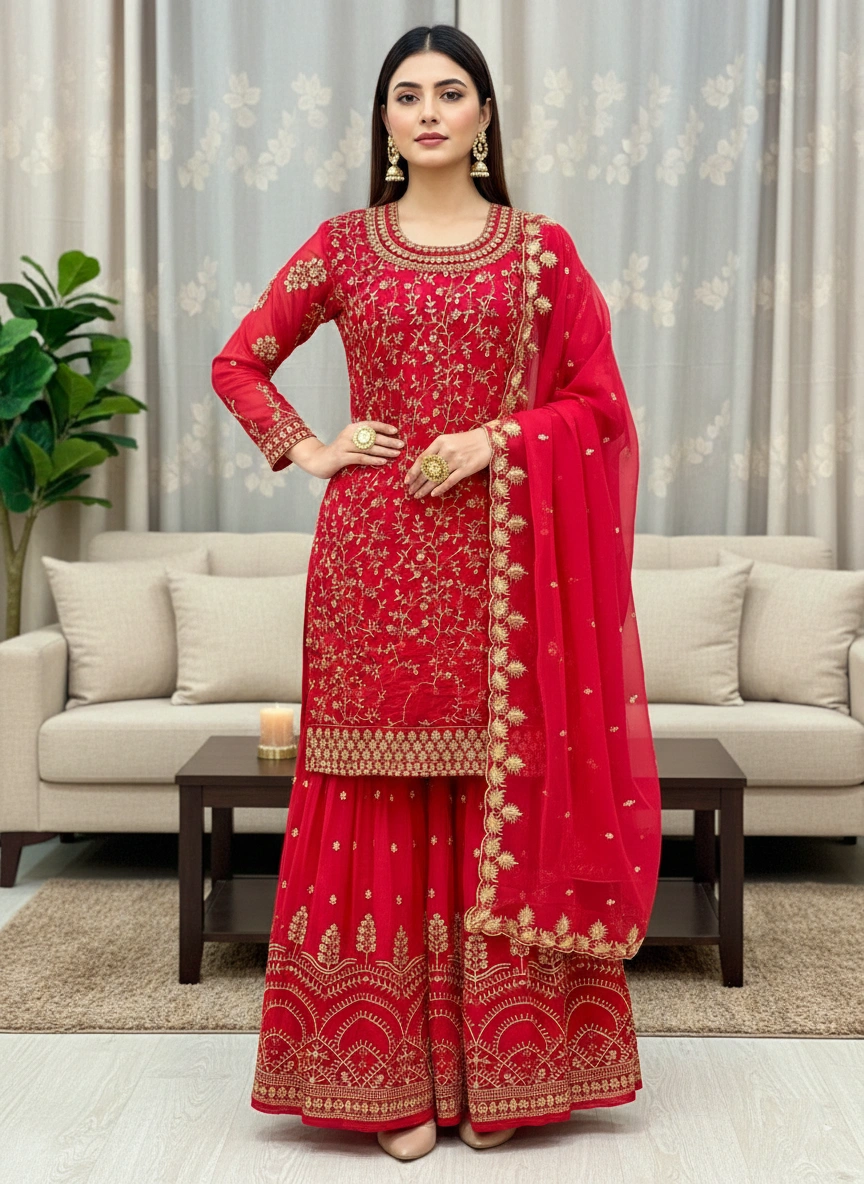 embroidered-georgette-sharara-suit-set-for-women