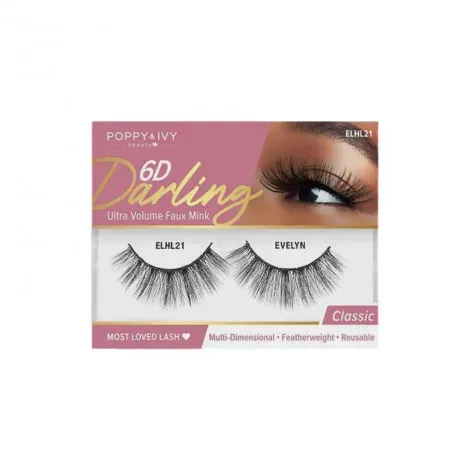 Absolute New York 6D Darling Ultra Volume Faux Mink Eye Lashes - ELHL21 Evelyn — ABSOLUTE NEW YORK makeup product