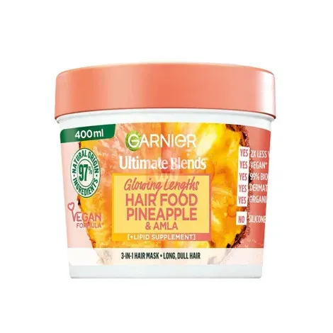 Garnier Ultimate Blends Glowing Lengths Pineapple Hair Food + Vitamin C, E, F Multi-Use Mask 400ml — GARNIER hair care p