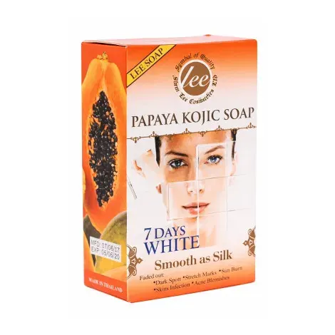 Lee 7 Days White Smooth As Silk Papaya Kojic Soap 160g — LEE body care product