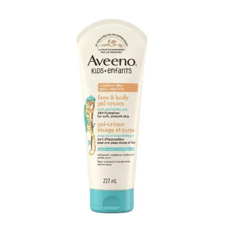 Aveeno Kids Enfants Face & Body Gel Cream 227g — AVEENO body care product