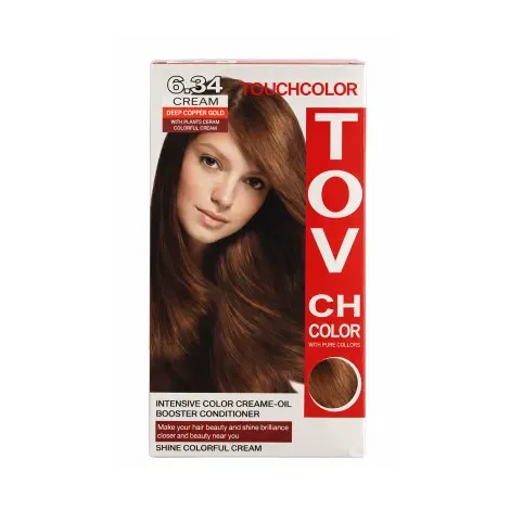 Tovch Hair color - 6.34 Deep Copper Gold — TOVCH hair care product