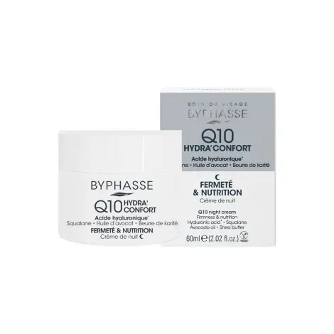 Byphasse Q10 Hydra Confort Night Cream 60ml — BYPHASSE night moisturiser