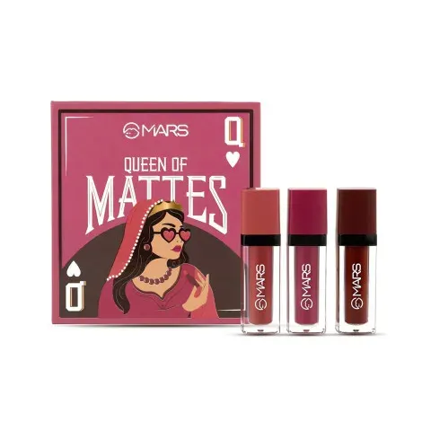 Mars Queen Of Mattes Lipstick Set - 06 All Rounder — MARS lip colour