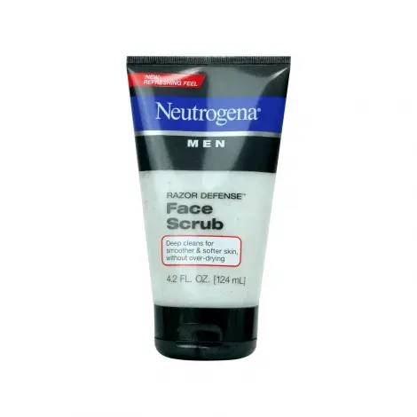 Neutrogena Men Razor Defense Face Scrub 124ml — NEUTROGENA grooming product