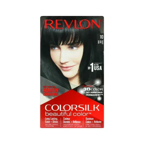 Revlon Colorsilk Beautiful Hair Color - 10 Black — REVLON hair care product