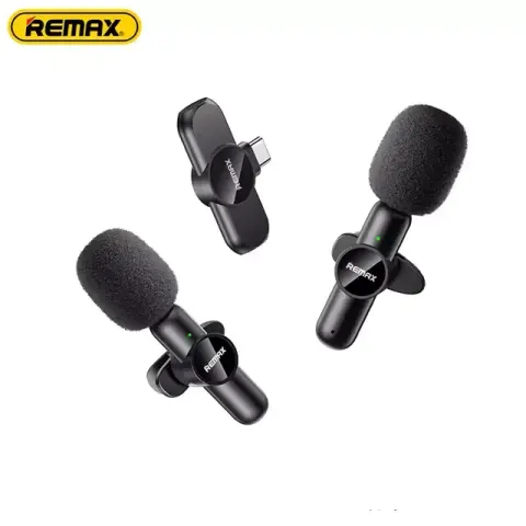 REMAX One-to-two Live-Stream Wireless Microphone K10 For Lightning — Remax
