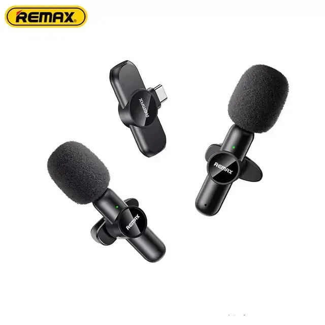 REMAX One-to-two Live-Stream Wireless Microphone K10 For Lightning — Remax