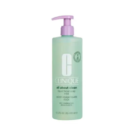 Clinique All About Clean Liquid Facial Soap Mild Dry Combination 400ml — CLINIQUE body care product