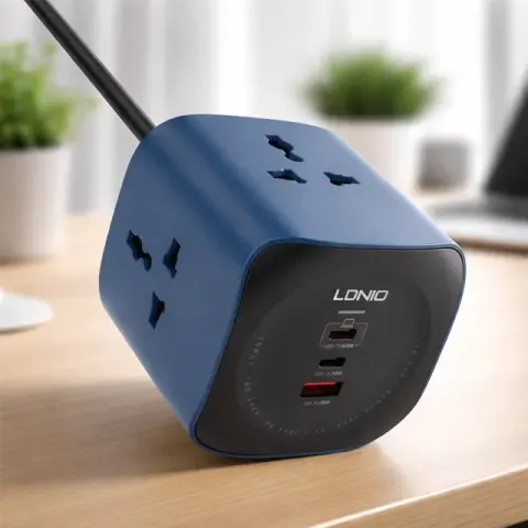 LDNIO SC3319 6-in-1 65W Power Socket Cube — LDNIO