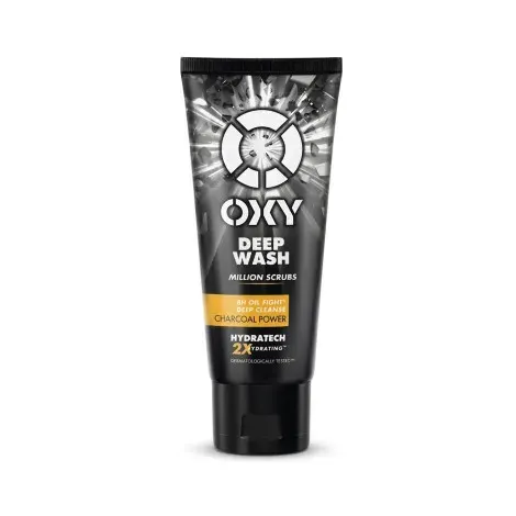 Oxy Deep Wash Million Scrubs Charcoal Power Face Wash 100g — OXY face wash