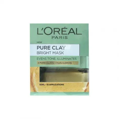 L’Oreal Paris Pure Clay Bright Face Mask 50ml — LOREAL face mask