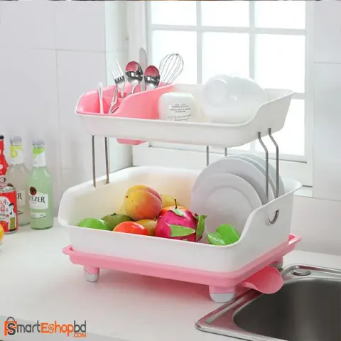 Kitchen drain dish rack with Drain tray