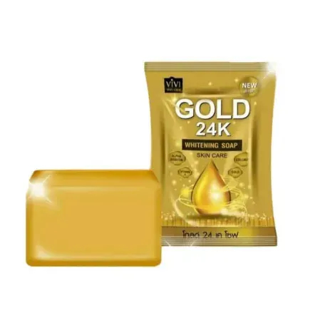 Vivi Skin Care Gold 24K Whitening Soap 80g — VIVI SKIN CARE body care product