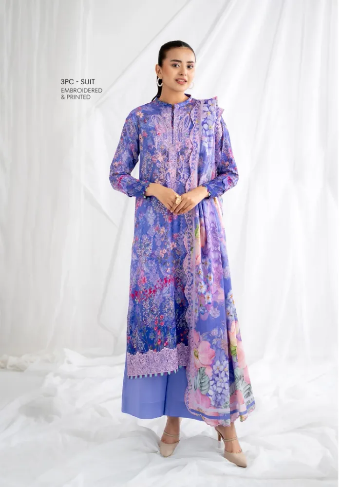 GullJee Rang-e-Haya Lawn - Shopemart 1
