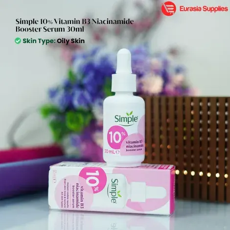 Simple 10% Vitamin B3 Niacinamide Booster Serum 30ml — Simple niacinamide serum, 30ml
