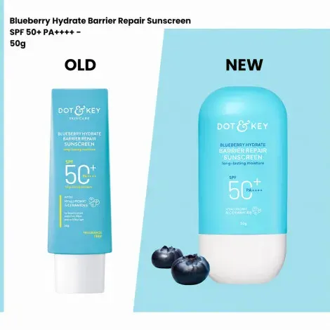Dot & Key Blueberry Hydrate Barrier Repair Sunscreen SPF 50+ PA++++ 50g — DOT & KEY sunscreen
